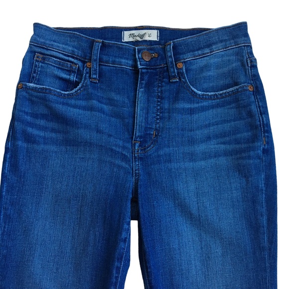 Madewell 9” Mid Rise Skinny Blue Denim Jeans 26 - Picture 16 of 17
